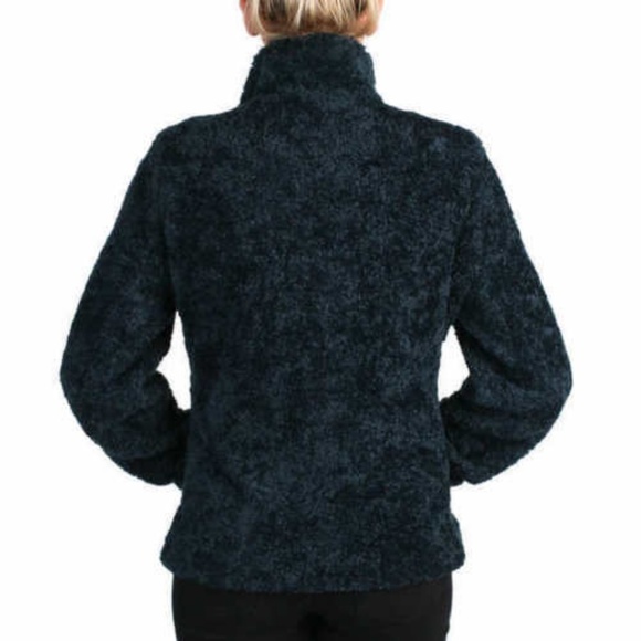 Pendleton Ladies' Fuzzy Zip Jacket - BLUE - Picture 2 of 6